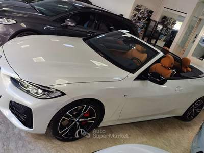 BMW Serie 4 430i 430i Cabrio Msport Bianco usata Roma
