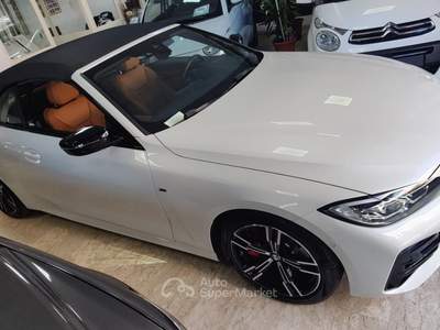 BMW Serie 4 430i 430i Cabrio Msport Bianco usata Roma