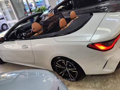 BMW Serie 4 430i 430i Cabrio Msport Bianco usata Roma