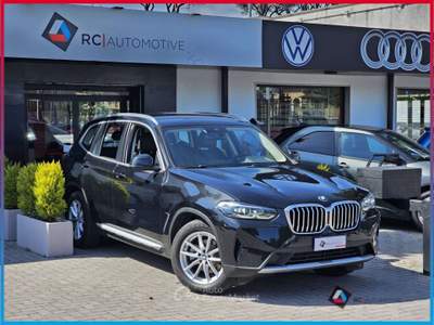 BMW X3 X3 Xdrive20d mhev 48V Tua da €469 al mese!! Nero usata Roma