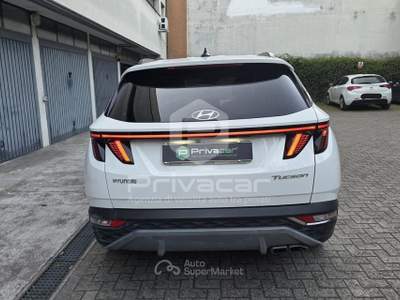 Hyundai Tucson HYUNDAI Tucson 1.6 CRDI 48V DCT XLine Bianco usata Gallarate