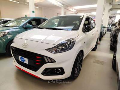 Hyundai i10 i10 1.2 tgdi N Line 79cv Bianco usata Torino
