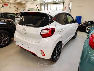 Hyundai i10 i10 1.2 tgdi N Line 79cv Bianco usata Torino