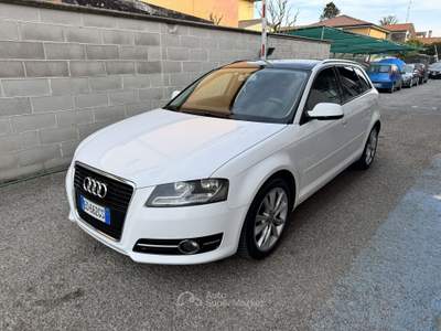 Audi A3 A3 Sportback Sportback 1.6 tdi Ambition Bianco usata Trescore Cremasco