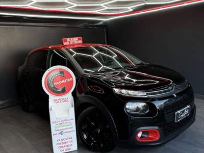 Citroen C3 1.6 BlueHDi 100 CV Shine 2018 Nero usata Teverola