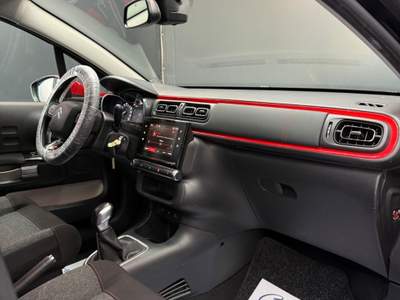 Citroen C3 1.6 BlueHDi 100 CV Shine 2018 Nero usata Teverola