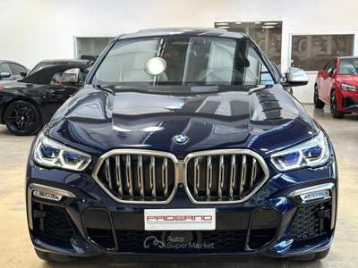 BMW X6 50d-Fari Laser-22"-Tetto-Camera 360-Individual-IVA Nero usata Paderno Dugnano