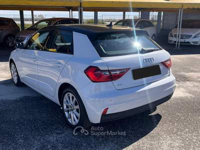 Audi A1 SPORTBACK 30 TFSI Advanced NEOPATENTATI DISTRIBUZIONE NUOVA UNICO PROPRIETARIO Bianco usata Carmagnola