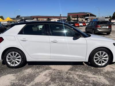 Audi A1 SPORTBACK 30 TFSI Advanced NEOPATENTATI DISTRIBUZIONE NUOVA UNICO PROPRIETARIO Bianco usata Carmagnola