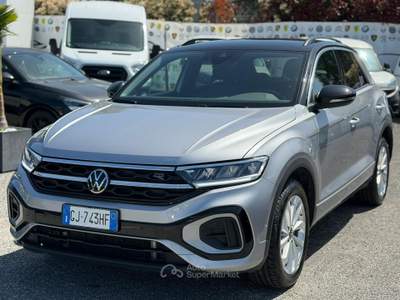 Volkswagen T-Roc 1.0 TSI R-Line OK NEOPATENTATI Argento usata Fiumicino