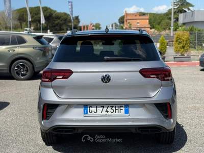 Volkswagen T-Roc 1.0 TSI R-Line OK NEOPATENTATI Argento usata Fiumicino