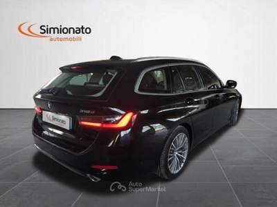 BMW Serie 3 318d d 48V Touring Nero usata Resana