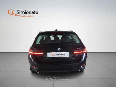 BMW Serie 3 318d d 48V Touring Nero usata Resana