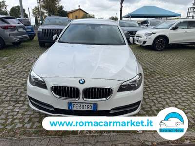 BMW Serie 5 530d Futura d Touring Business 190cv auto KM CERTIFICATI Bianco usata Roma