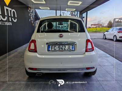 Fiat 500 1.2 Lounge 69cv dualogic Bianco usata Marano di Napoli