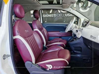 Fiat 500 1.2 Lounge 69cv dualogic Bianco usata Marano di Napoli