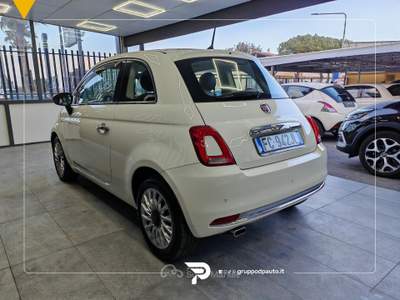 Fiat 500 1.2 Lounge 69cv dualogic Bianco usata Marano di Napoli