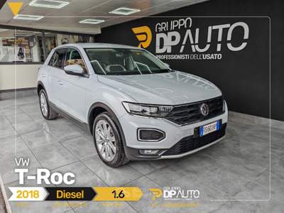 Volkswagen T-Roc 1.6 tdi Advanced Bianco usata Marano di Napoli