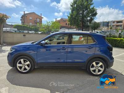 Volkswagen T-Cross 1.6 tdi Advanced 95cv dsg Blu/Azzurro usata Civitanova Marche