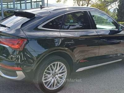 Audi Q5 Q5 I Sportback 2021 Sportback 40 2.0 tdi mhev 12V S line quattro s-tronic Nero usata Velletri