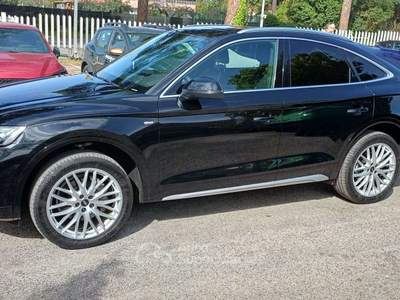 Audi Q5 Q5 I Sportback 2021 Sportback 40 2.0 tdi mhev 12V S line quattro s-tronic Nero usata Velletri