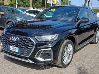 Audi Q5 Q5 I Sportback 2021 Sportback 40 2.0 tdi mhev 12V S line quattro s-tronic Nero usata Velletri