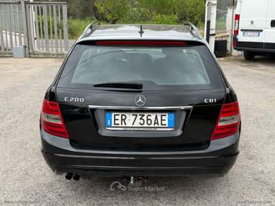 Mercedes-Benz Classe C C 200 CDI S.W. Avantgarde Nero usata San Michele Salentino