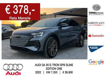 Audi Q4 Q4 SPB 35 e-tron S line edition Grigio usata Casarano