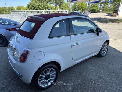 Fiat 500C 1.3 mjt 16v Lounge 95cv Bianco usata Ravenna