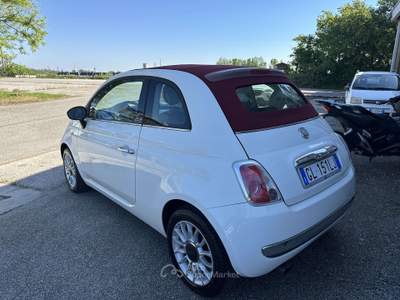 Fiat 500C 1.3 mjt 16v Lounge 95cv Bianco usata Ravenna
