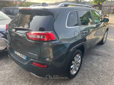 Jeep Cherokee Cherokee V 2.2 mjt II Limited 4wd active drive I 200cv auto Nero usata Caravaggio