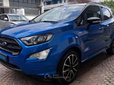 Ford EcoSport 1.0 Ecoboost 125cv S&S ST-Line - OK NEOPATENTATI - SOLI 21 MILA KM Blu/Azzurro usata Meda