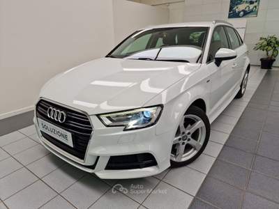 Audi A3 30 TDI SPB Design S-Line EURO6B Bianco usata Verbania