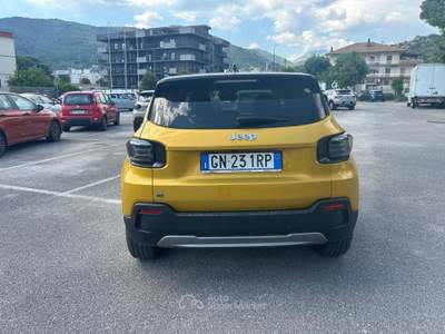 Jeep Avenger bev summit 100% elettrica Giallo usata Fisciano