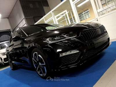 Skoda Octavia 2.0 TDI 200CV RS 4x4 PACK BLACK APP IVA ESPOSTA Nero usata Creazzo