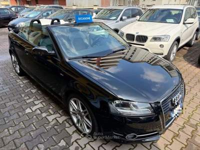 Audi A3 Cabrio 2.0 TDI F.AP. Ambition S-LINE Nero usata Sesto San Giovanni