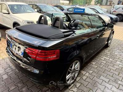 Audi A3 Cabrio 2.0 TDI F.AP. Ambition S-LINE Nero usata Sesto San Giovanni