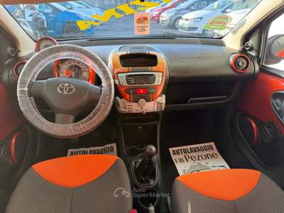 Toyota Aygo 1.0 BENZINA 70CV (5 PORTE) Arancione usata Giugliano