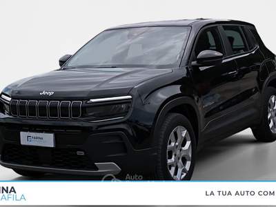 Jeep Avenger  -  1.2 turbo altitude fwd 100cv Nero usata Marcianise
