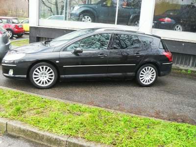 Peugeot 407 2.7 V6 hdi 24v Feline auto fap Nero usata Brescia
