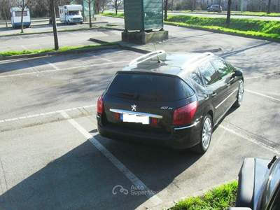 Peugeot 407 2.7 V6 hdi 24v Feline auto fap Nero usata Brescia
