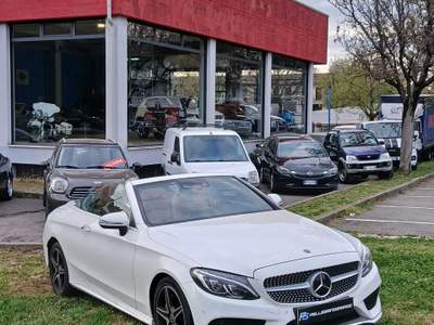 Mercedes-Benz Classe C Cabrio 4Matic Premium AMG Pack 170cv Bianco usata Brescia