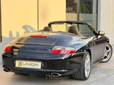 Porsche 911 996 Cabrio Carrera II 3.6 320 CV MANUALE ISCRITTA EPOCA MOTORE NUOVO Nero usata Pomigliano d'Arco