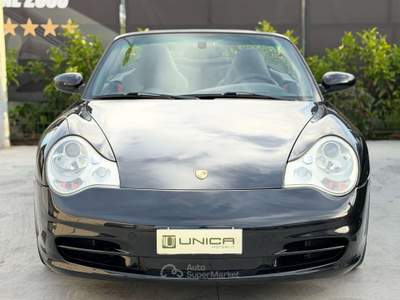 Porsche 911 996 Cabrio Carrera II 3.6 320 CV MANUALE ISCRITTA EPOCA MOTORE NUOVO Nero usata Pomigliano d'Arco