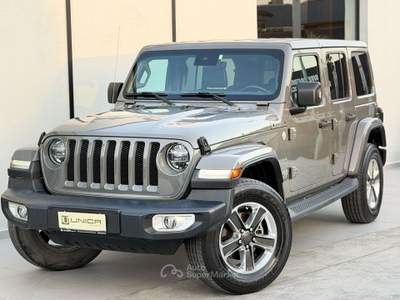 Jeep Wrangler Unlimited 2.2 MJT II Sahara 200 CV ITALIANA GOMME NUOVE Grigio usata Pomigliano d'Arco