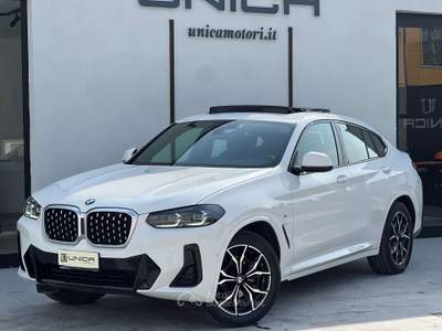 BMW X4 X4 xdrive20d 2.0 190cv mhev Msport auto IVA ESPOSTA Bianco usata Pomigliano d'Arco