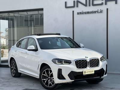 BMW X4 X4 xdrive20d 2.0 190cv mhev Msport auto IVA ESPOSTA Bianco usata Pomigliano d'Arco