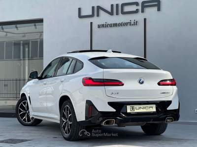 BMW X4 X4 xdrive20d 2.0 190cv mhev Msport auto IVA ESPOSTA Bianco usata Pomigliano d'Arco