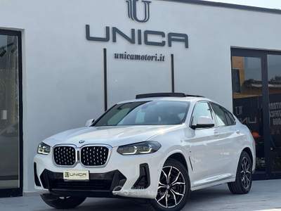 BMW X4 X4 xdrive20d 2.0 190cv mhev Msport auto IVA ESPOSTA Bianco usata Pomigliano d'Arco