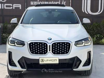BMW X4 X4 xdrive20d 2.0 190cv mhev Msport auto IVA ESPOSTA Bianco usata Pomigliano d'Arco
